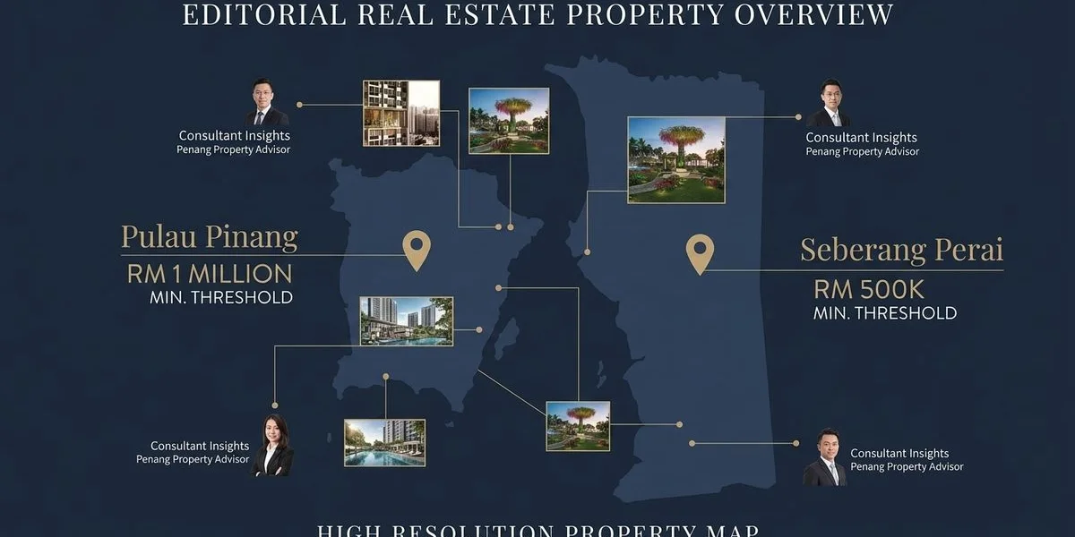 Perbandingan ambang harga Pulau Pinang vs Seberang Perai