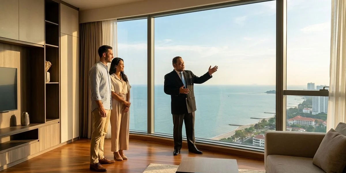 Lawatan hartanah persendirian kondominium mewah Gurney Drive